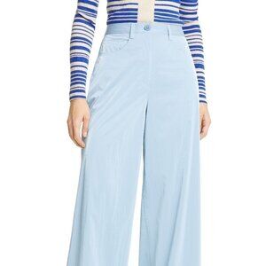 REMAIN Birger Christensen Ariane BNWOT Women Blue Wide Leg Pants New
